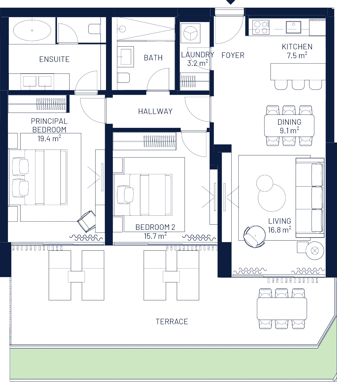 D1 - Terraced Residences